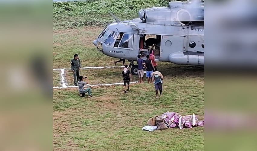 Nagaland: IAF rescues over 100 stranded civilians during relief operations (Photo: IANS)