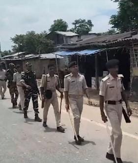 Nalanda police conduct flag march ahead of Bihar Bandh over NEET paper leak