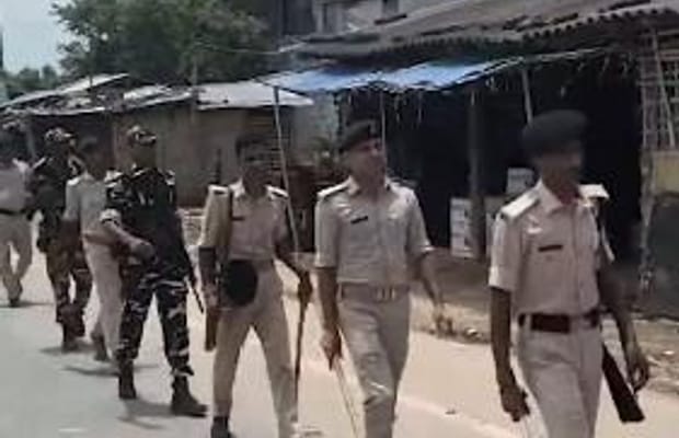 Nalanda police conduct flag march ahead of Bihar Bandh over NEET paper leak