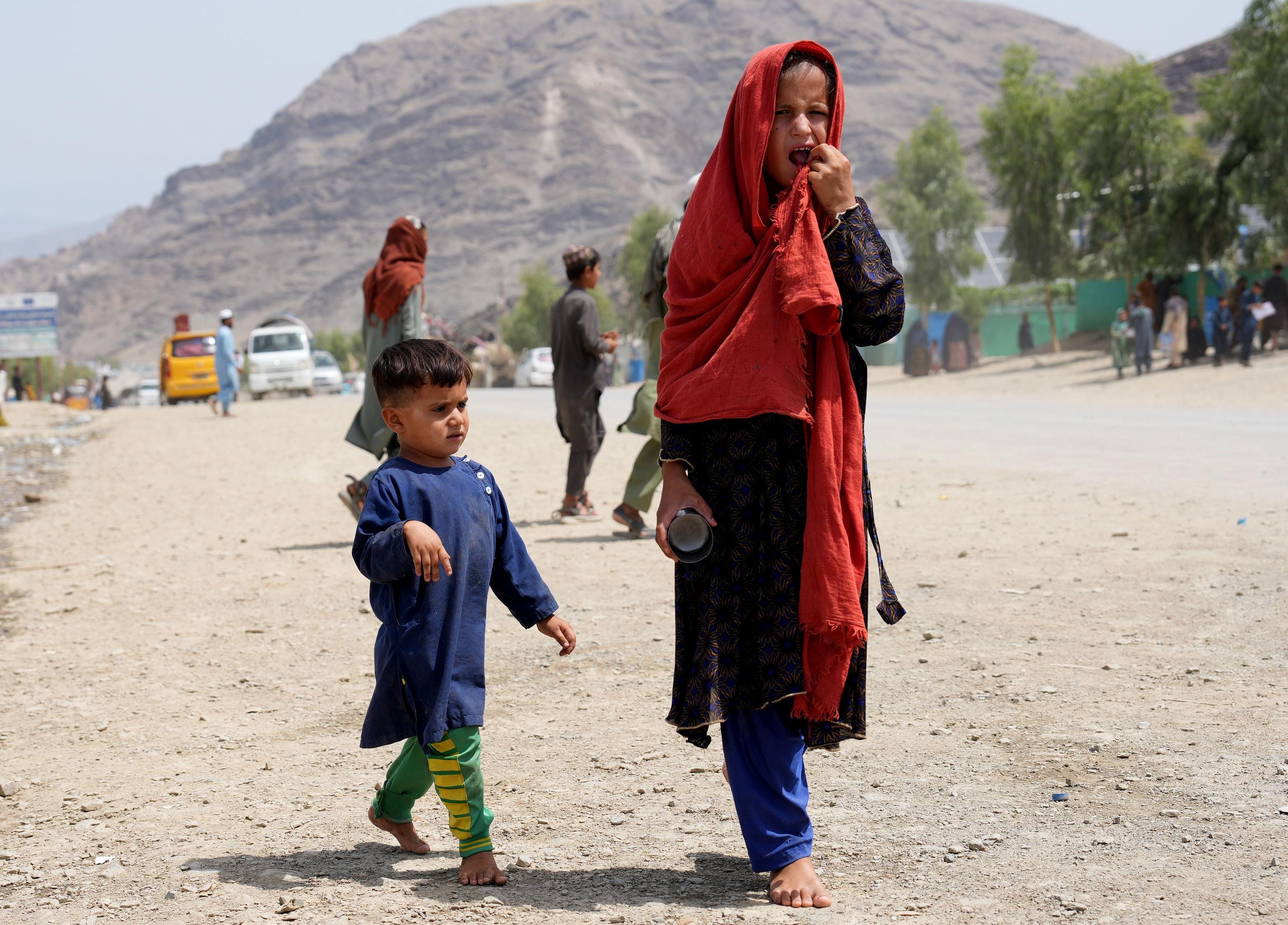 Nangarhar: Refugees arrive in eastern Afghanistan