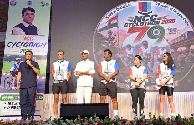 NCC Cyclothon 2026 commemorates 79 years of Independence