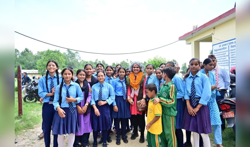 Nepal: Construction of another school building begins with Indian assistance