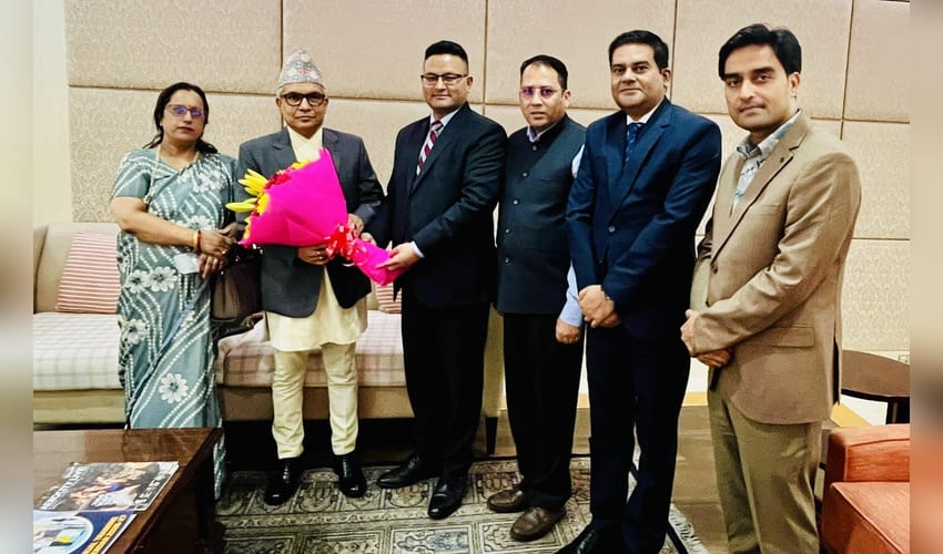 Nepal's chief justice visits India (Photo: @EONIndia/X)
