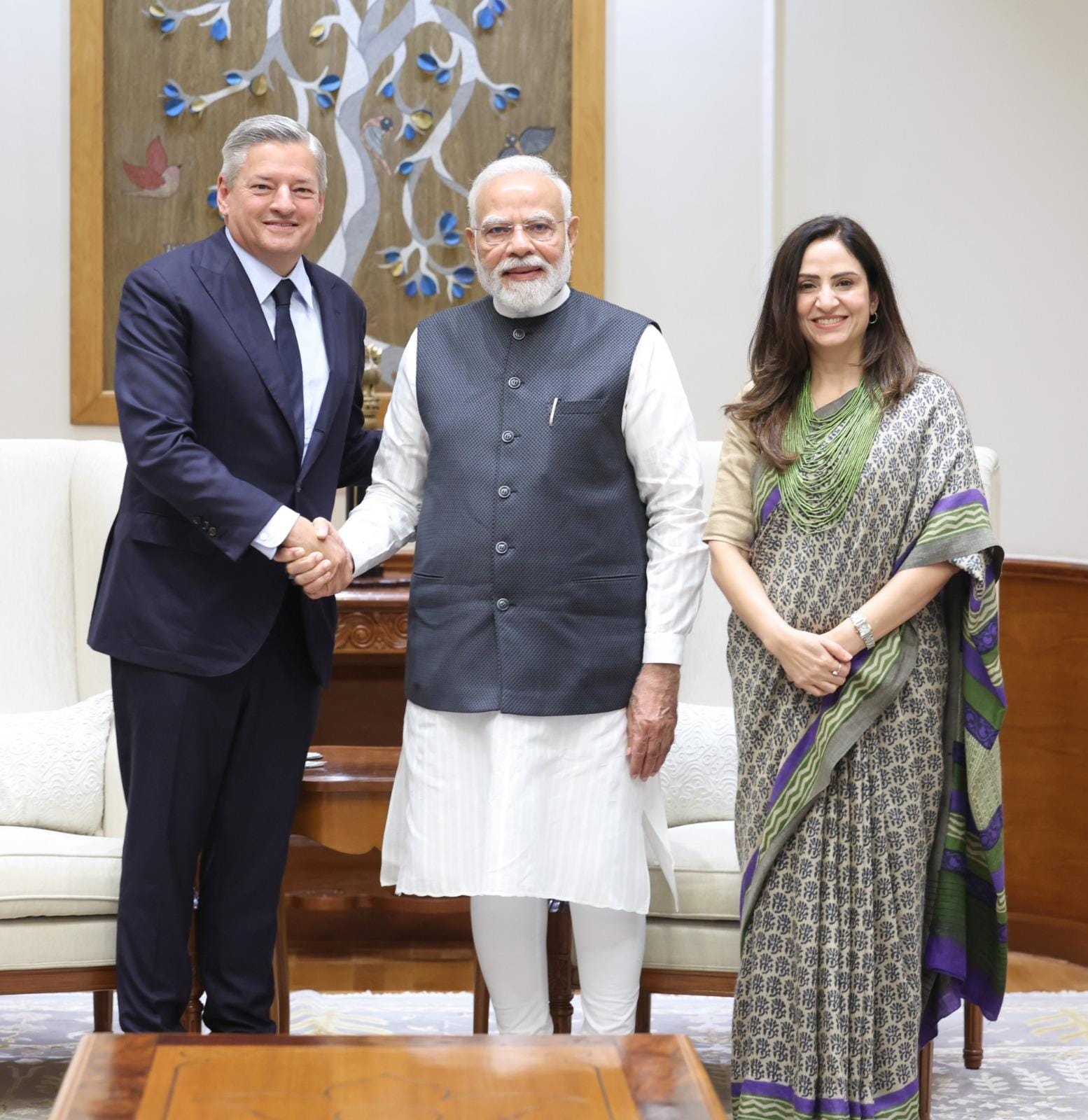 Netflix Co-CEO Ted Sarandos meets PM Modi, announces 'Netflix India Storytelling Initiative’ 