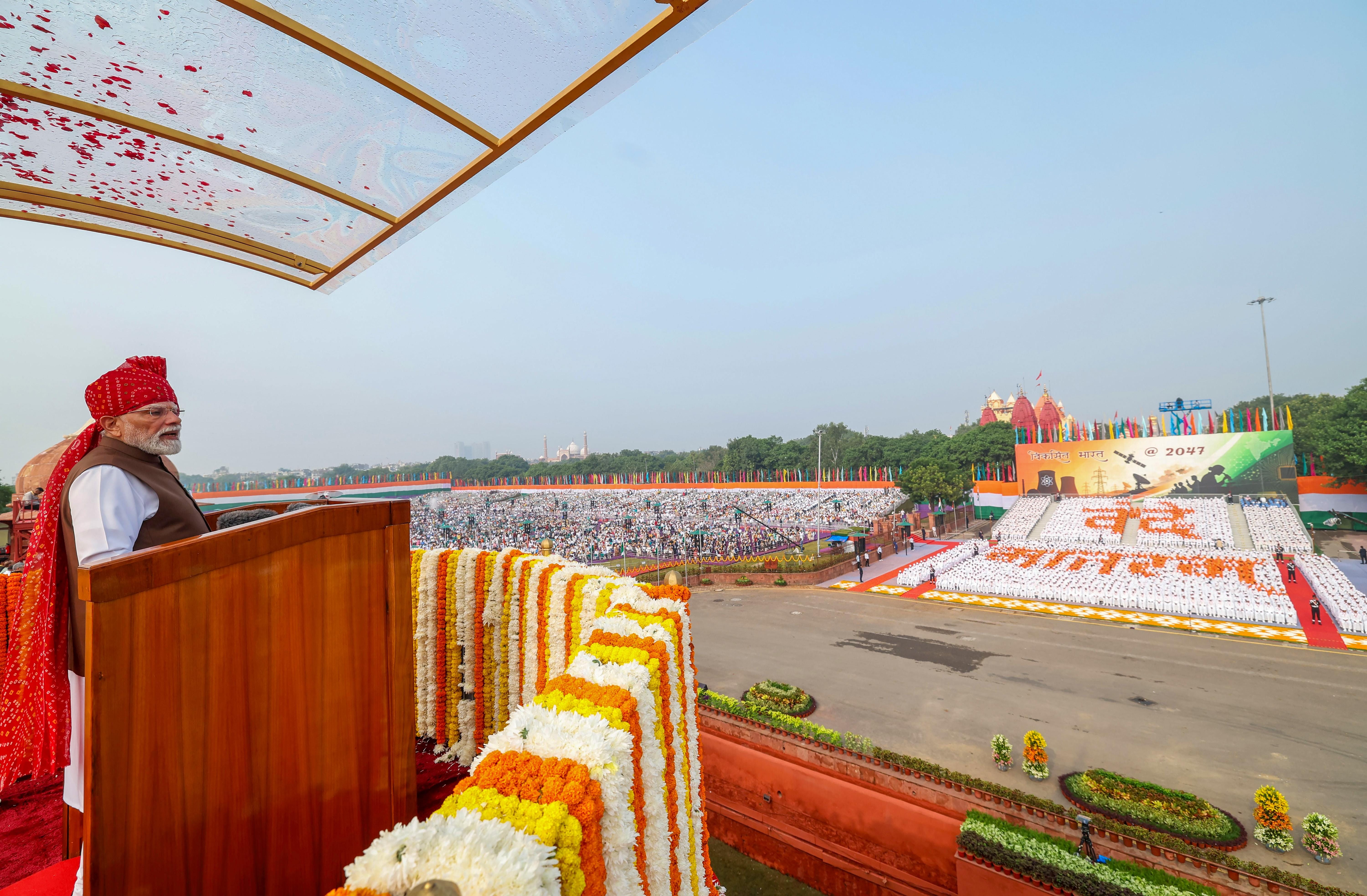 New Delhi: 80th Independence Day celebrations at Red Fort