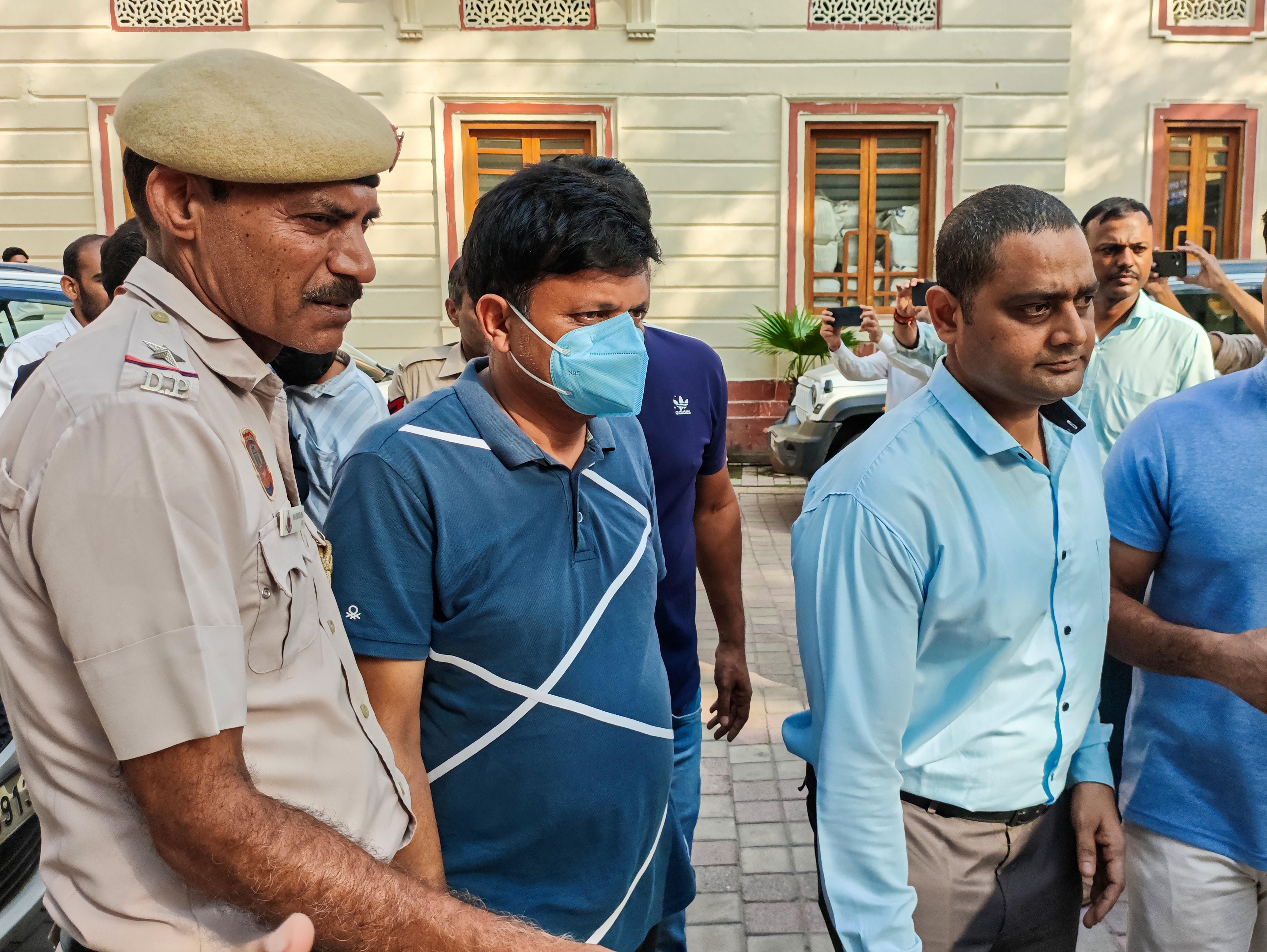 New Delhi: Accused produced in Satya Niketan case