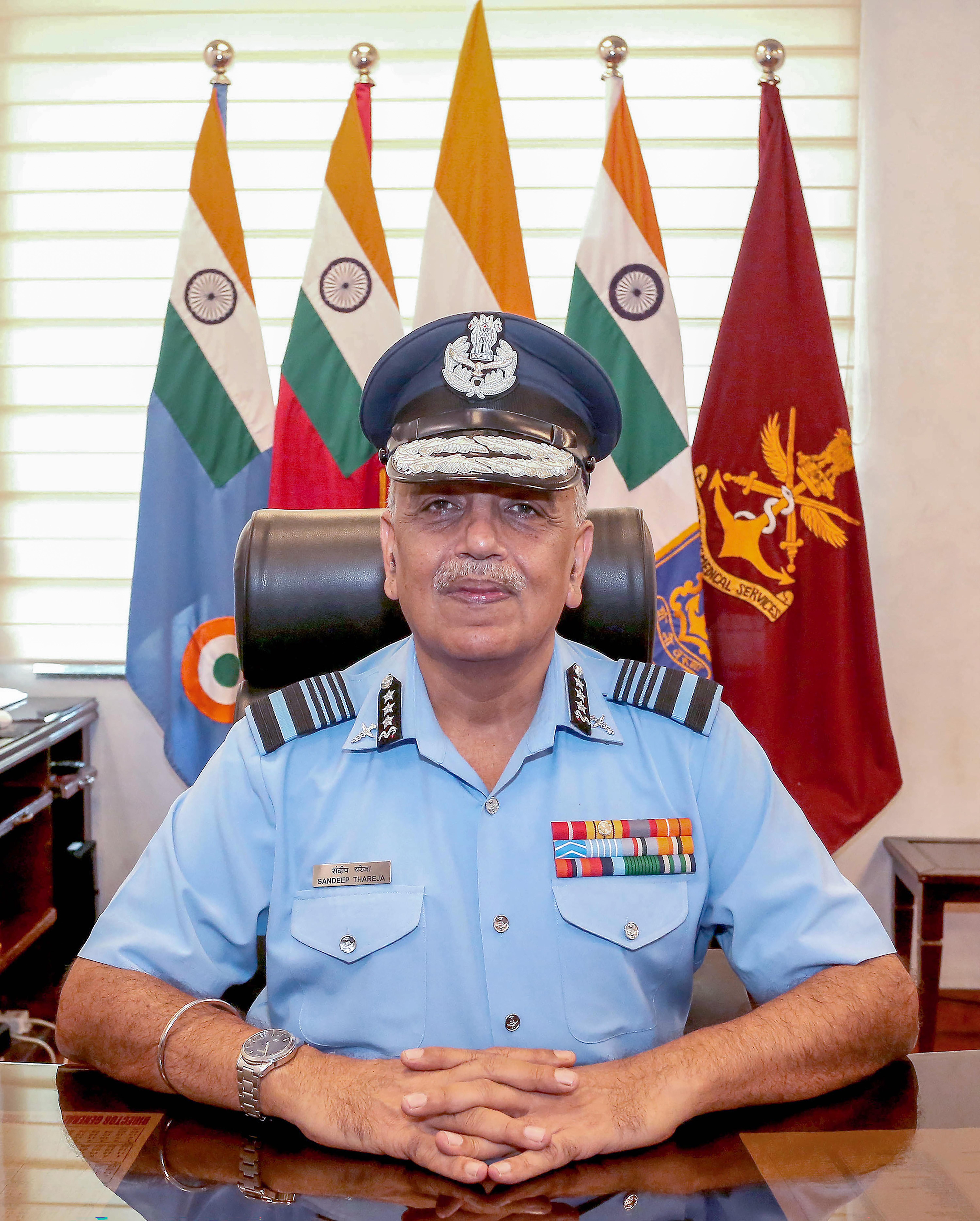 New Delhi: Air Marshal Sandeep Thareja takes charge