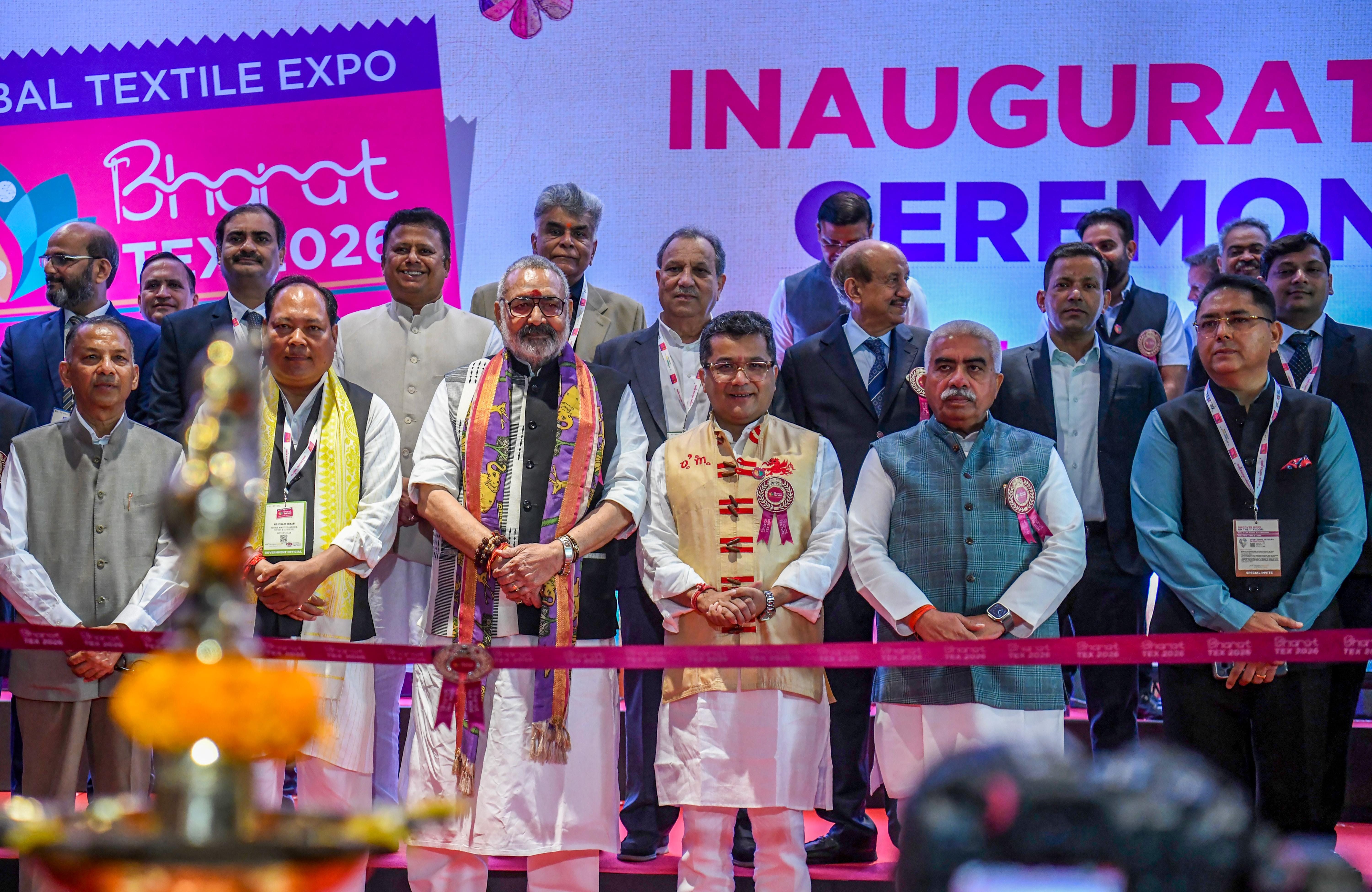 New Delhi: Bharat Tex 2026 inaugurated at Bharat Mandapam