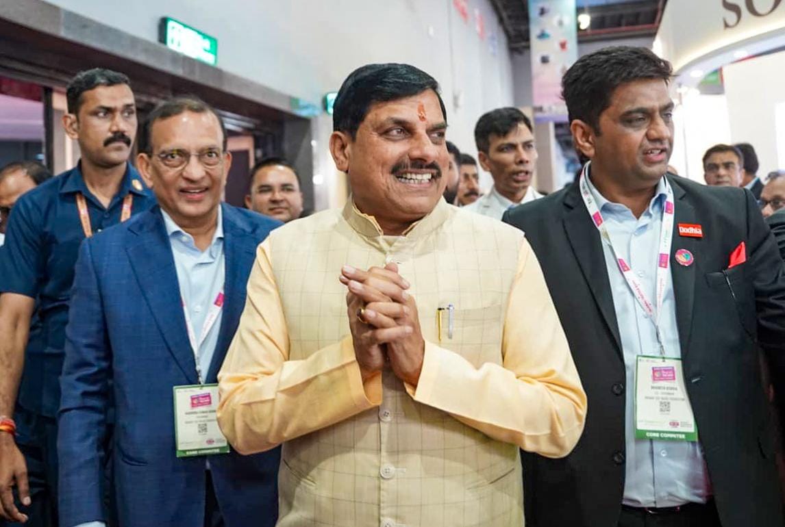 New Delhi: CM Mohan Yadav at Bharat Tex 2026