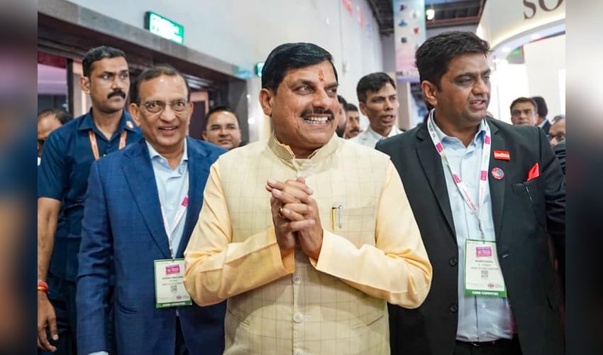 New Delhi: CM Mohan Yadav at Bharat Tex 2026
