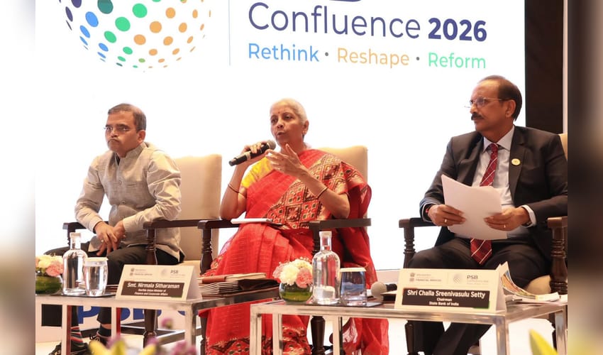 New Delhi: FM Sitharaman delivers closing remarks at PSB Confluence 2026