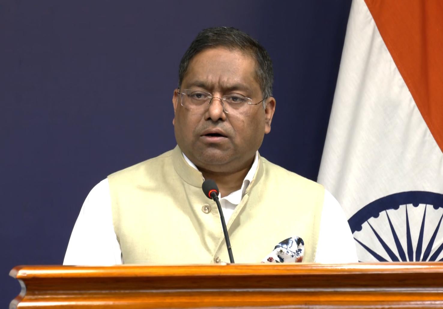 New Delhi: MEA holds bi-weekly media briefing