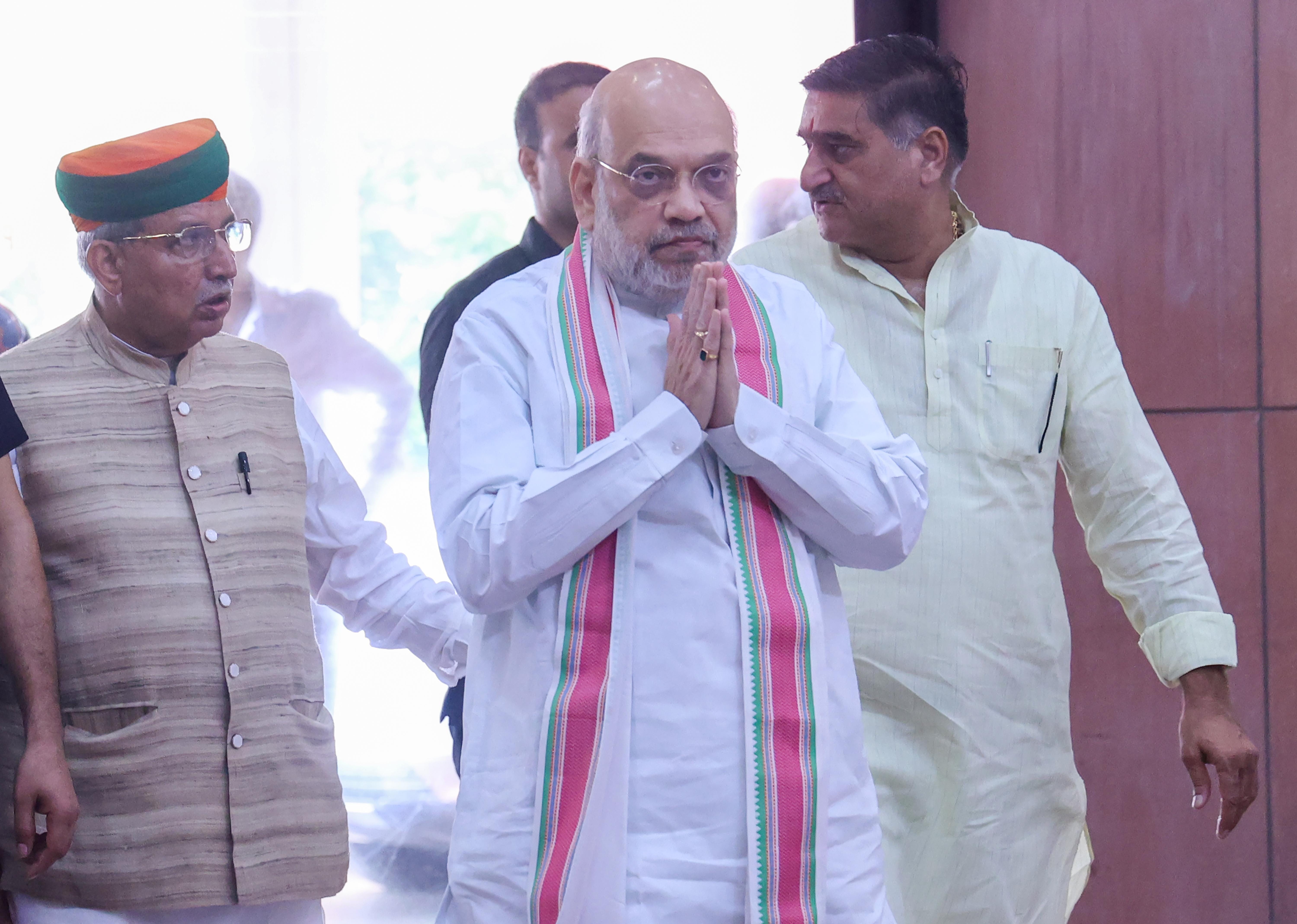 New Delhi: NDA Parliamentary Party's 'Mangal Milan' meeting
