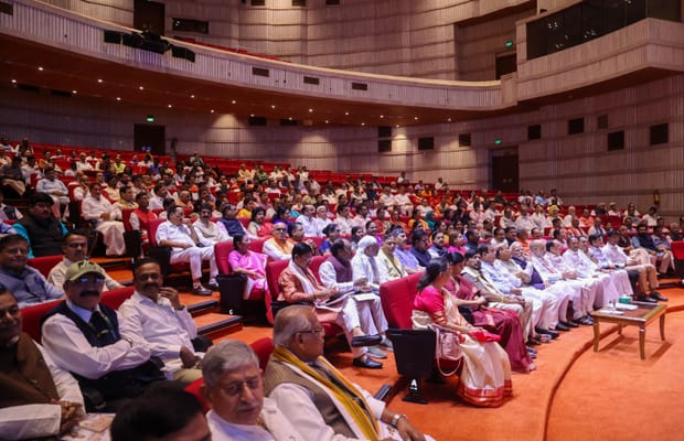 New Delhi: NDA Parliamentary Party's 'Mangal Milan' meeting