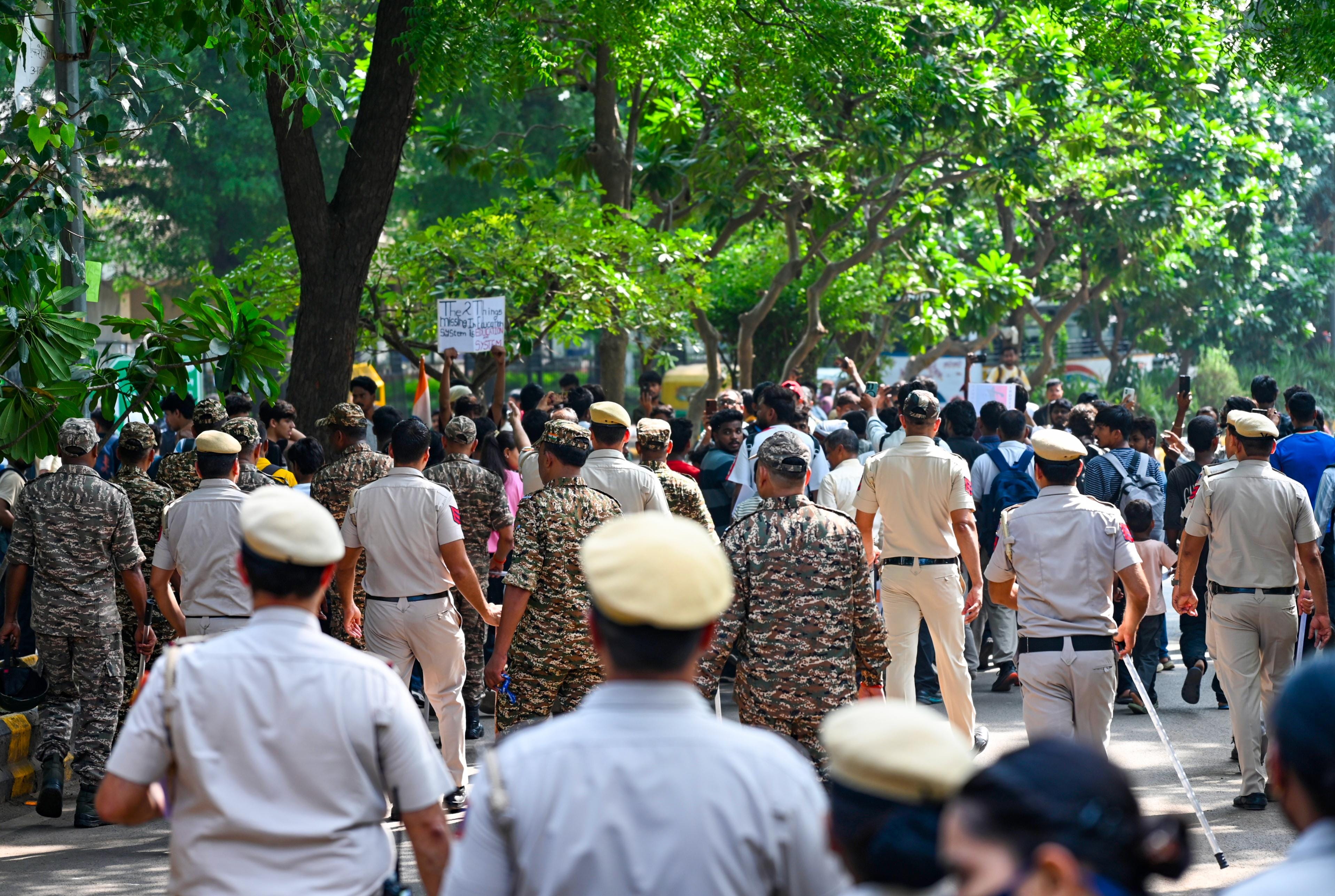 New Delhi: NDMC cleans Jantar Mantar protest site