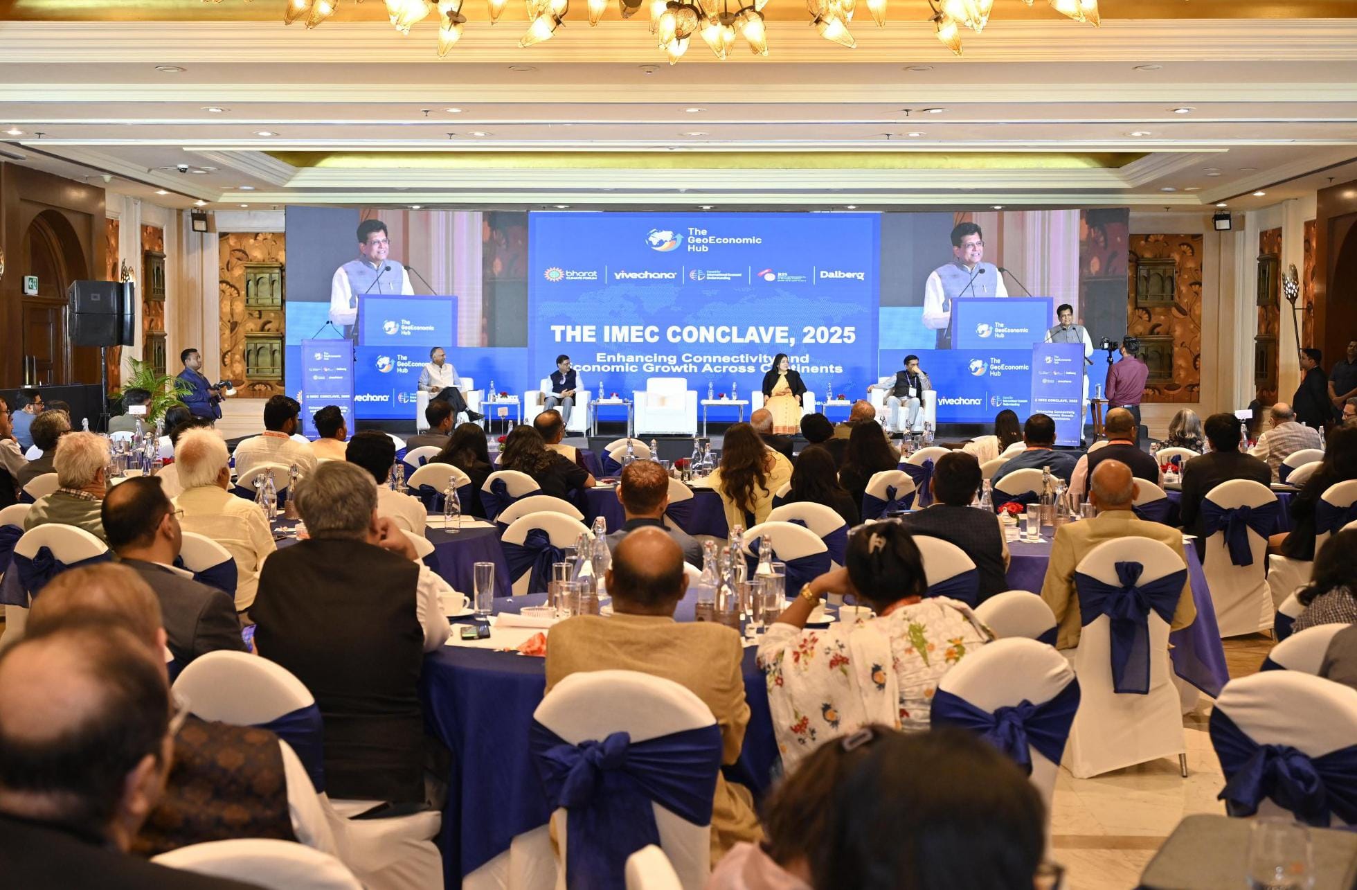 New Delhi: Piyush Goyal at India-Middle East-Europe Economic Corridor Conclave 2025