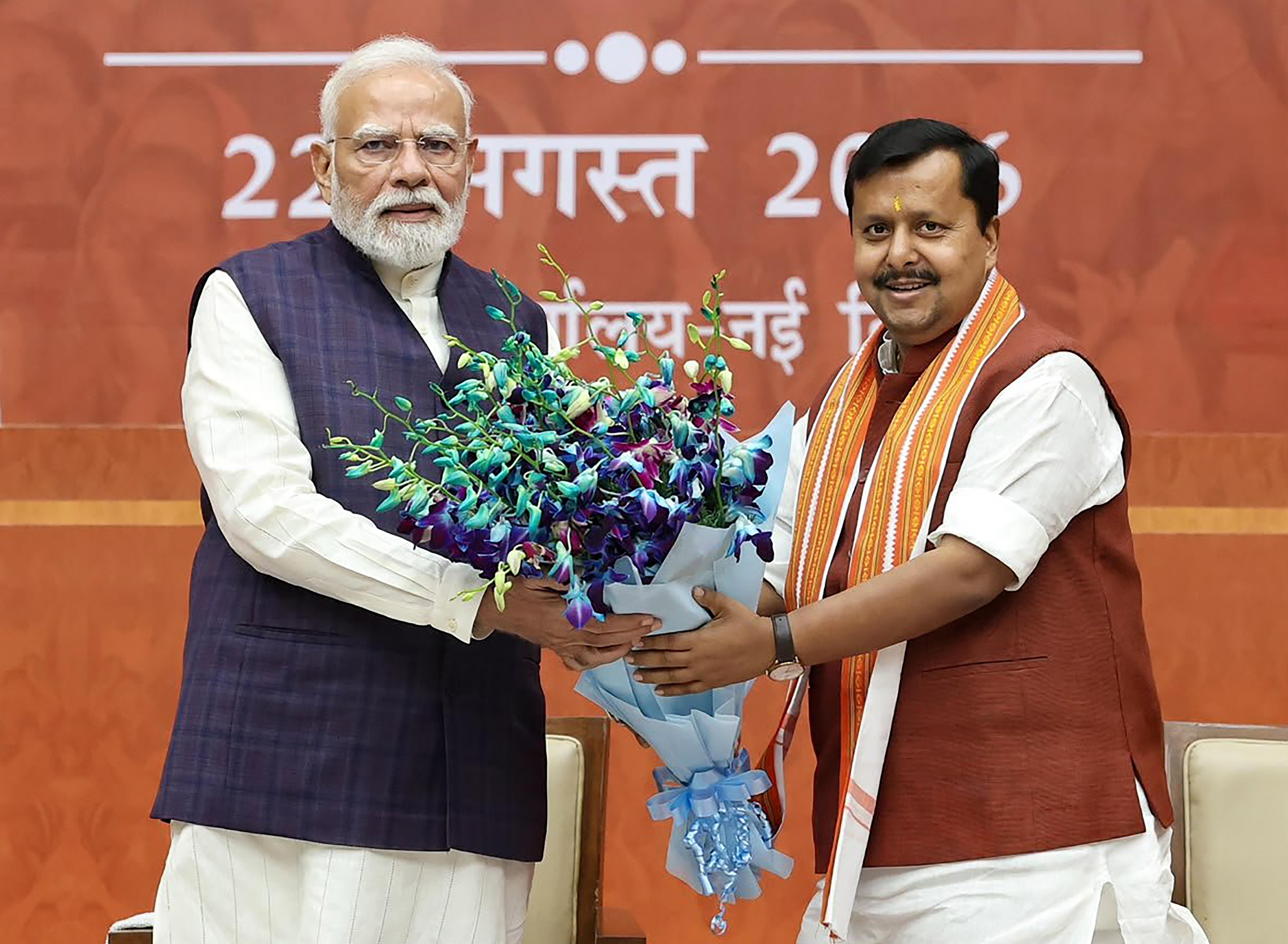 New Delhi: PM attends meeting of new BJP national office-bearers