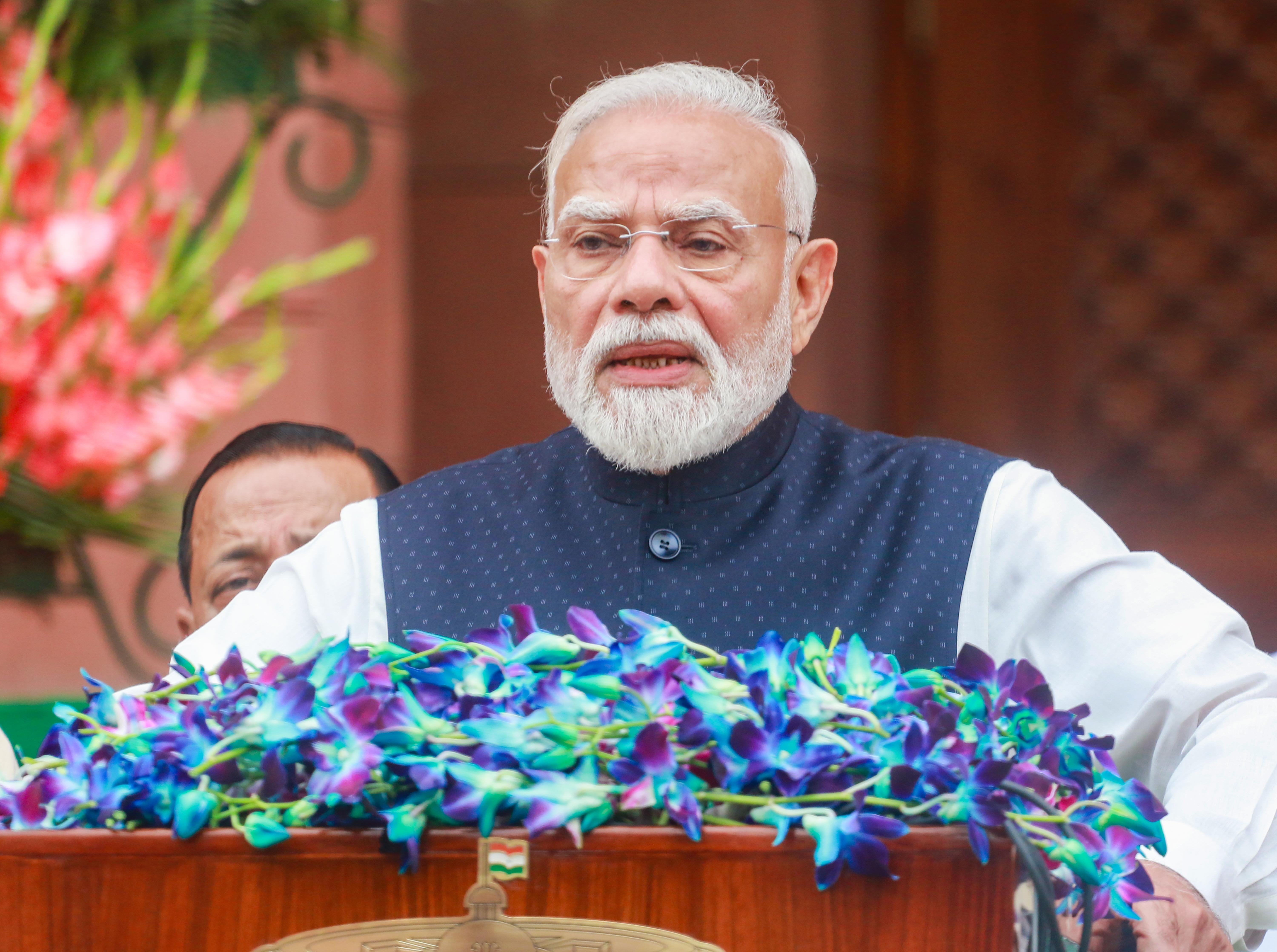 New Delhi: PM Modi addresses ahead of Monsoon Session of Parliament