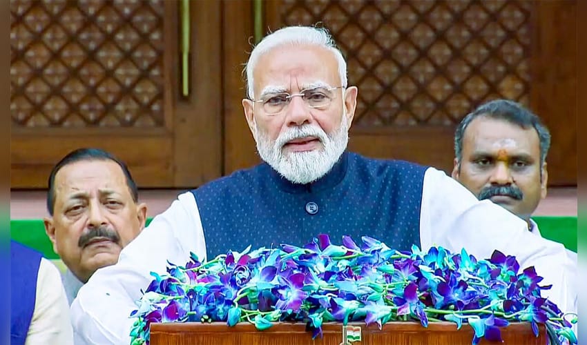 New Delhi: PM Modi addresses ahead of Monsoon Session of Parliament