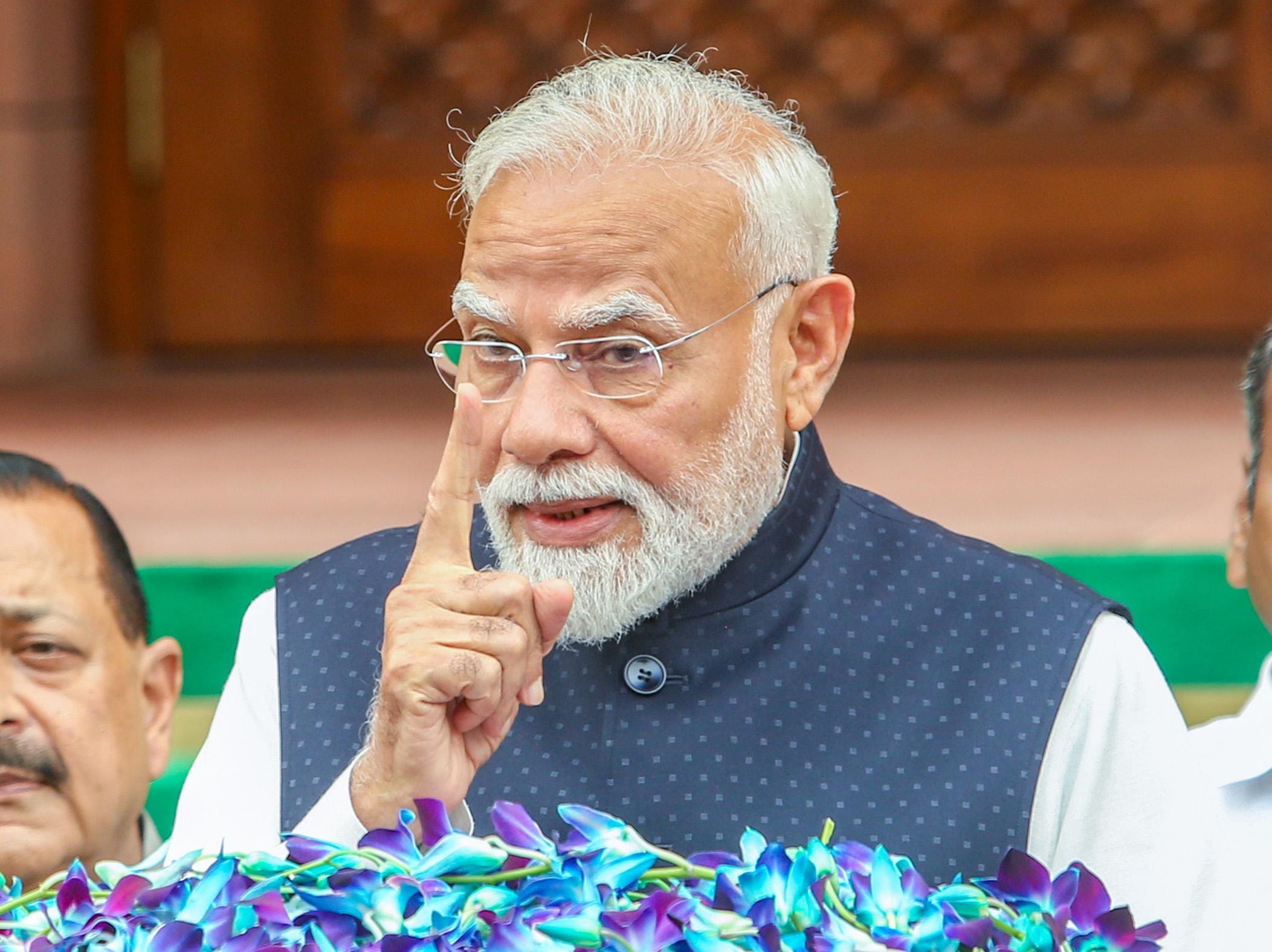 New Delhi: PM Modi addresses ahead of Monsoon Session of Parliament