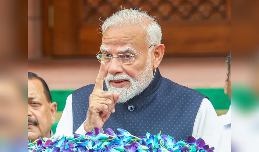 New Delhi: PM Modi addresses ahead of Monsoon Session of Parliament
