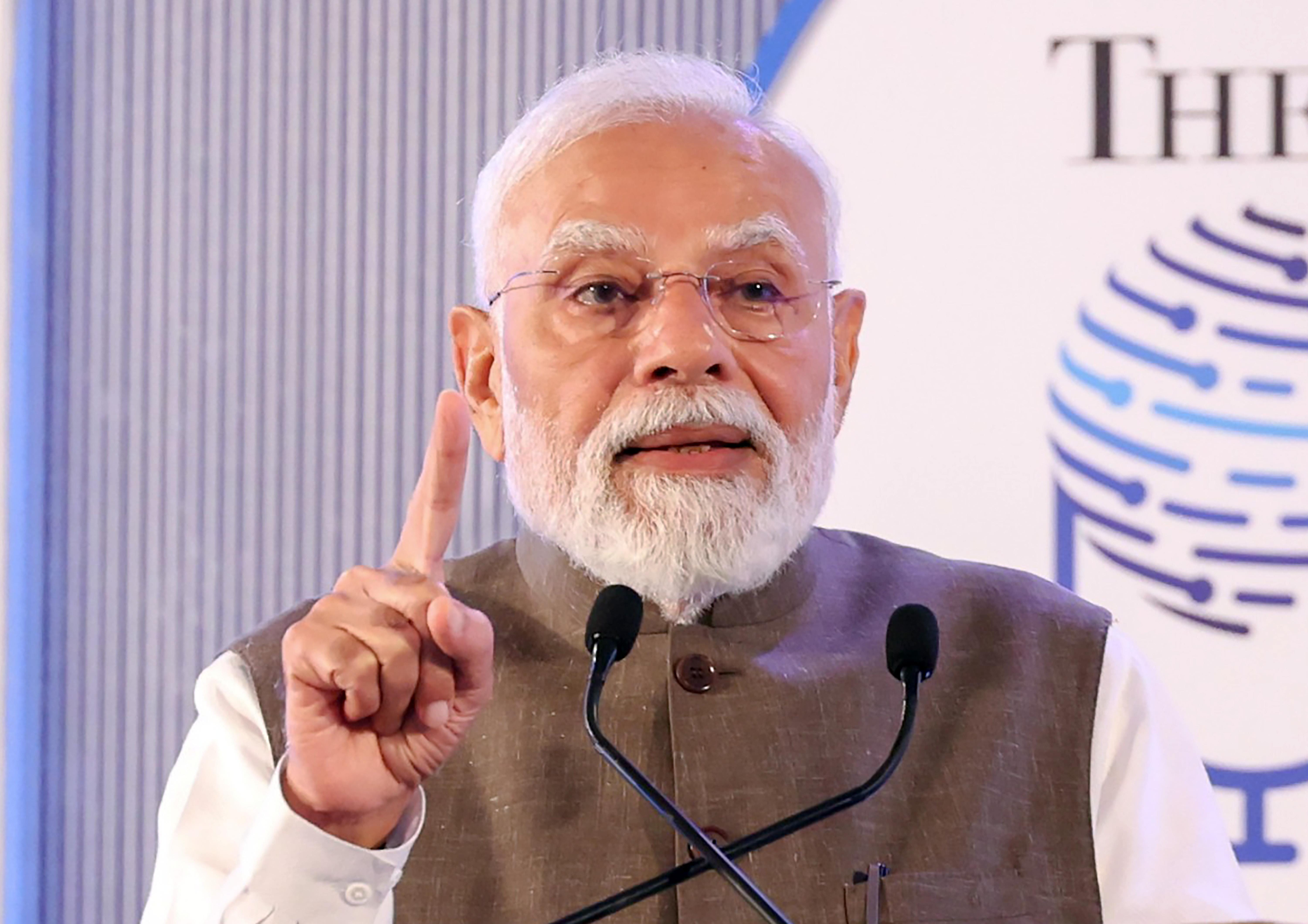 New Delhi: PM Modi at World Leaders Forum