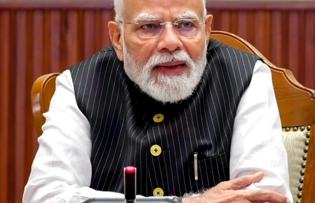 New Delhi: PM Modi interacts with space startup CEOs