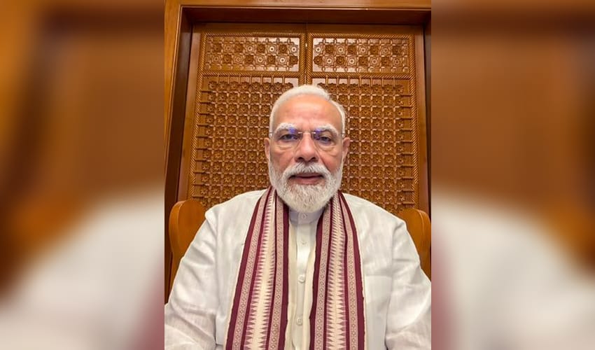 New Delhi: PM Modi shares video message