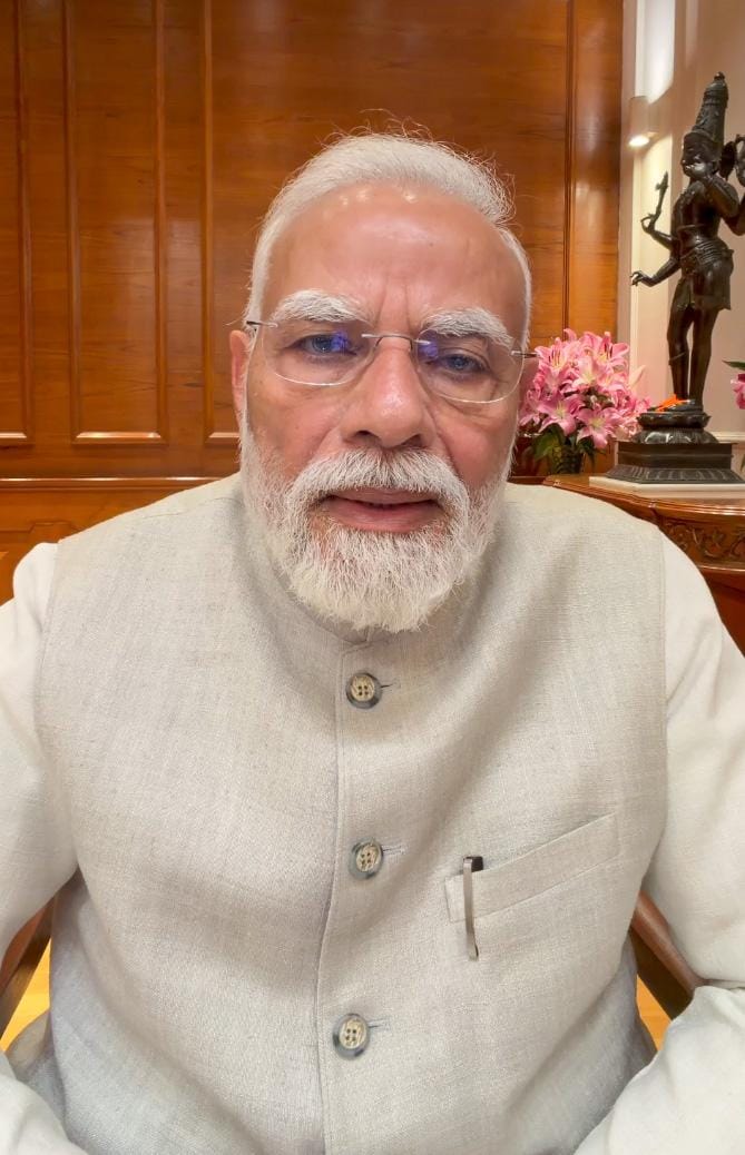 New Delhi: PM Modi Shares Video Message