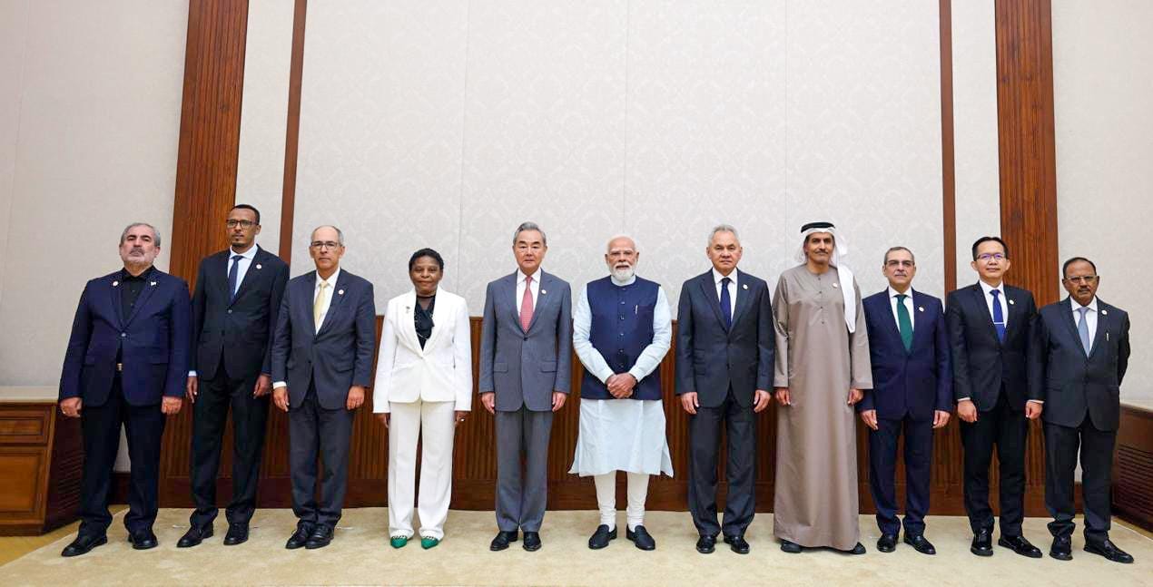 New Delhi: PM Modi with BRICS security officials