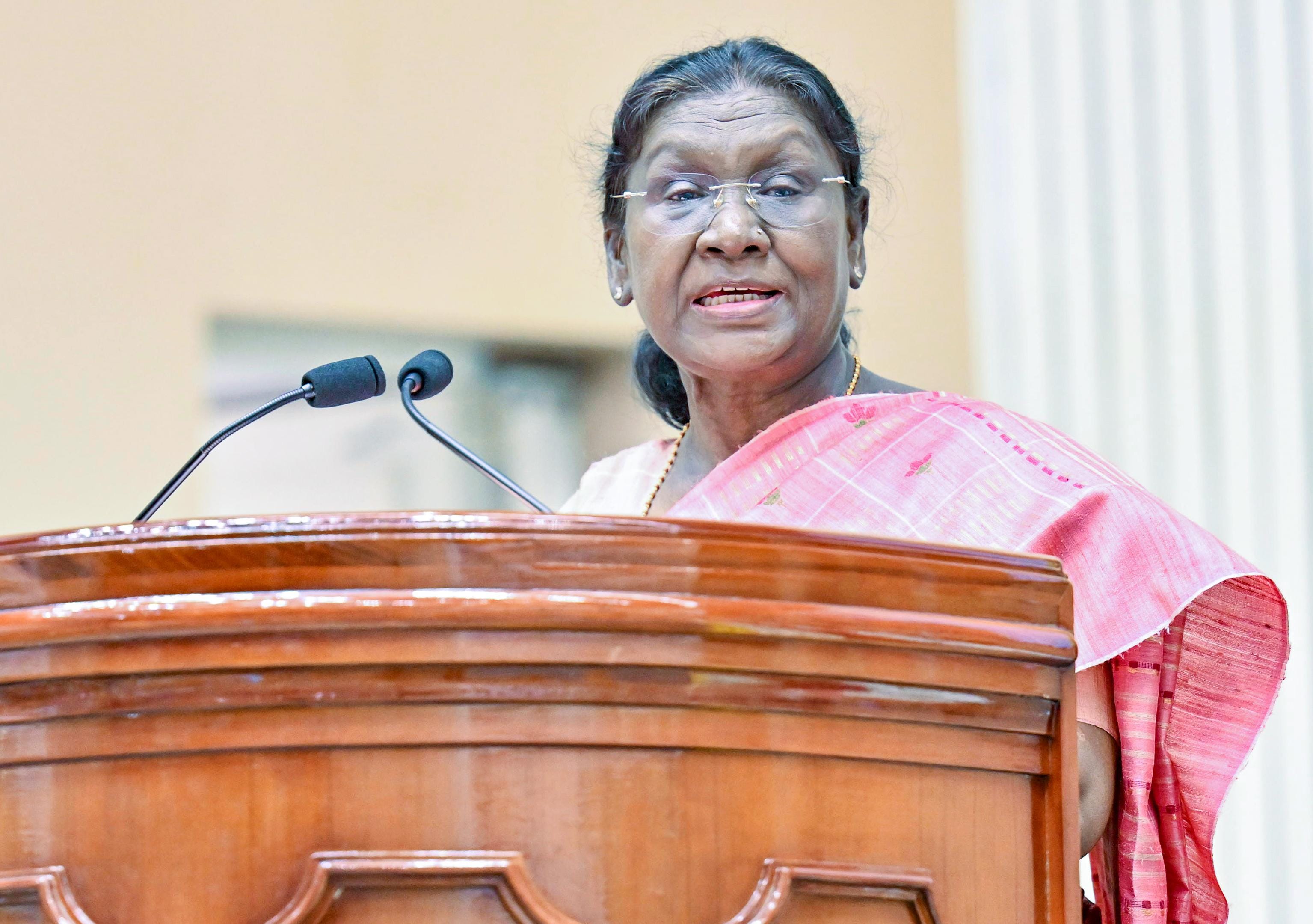 New Delhi: President Droupadi Murmu Attends Women Thought Leaders Convention