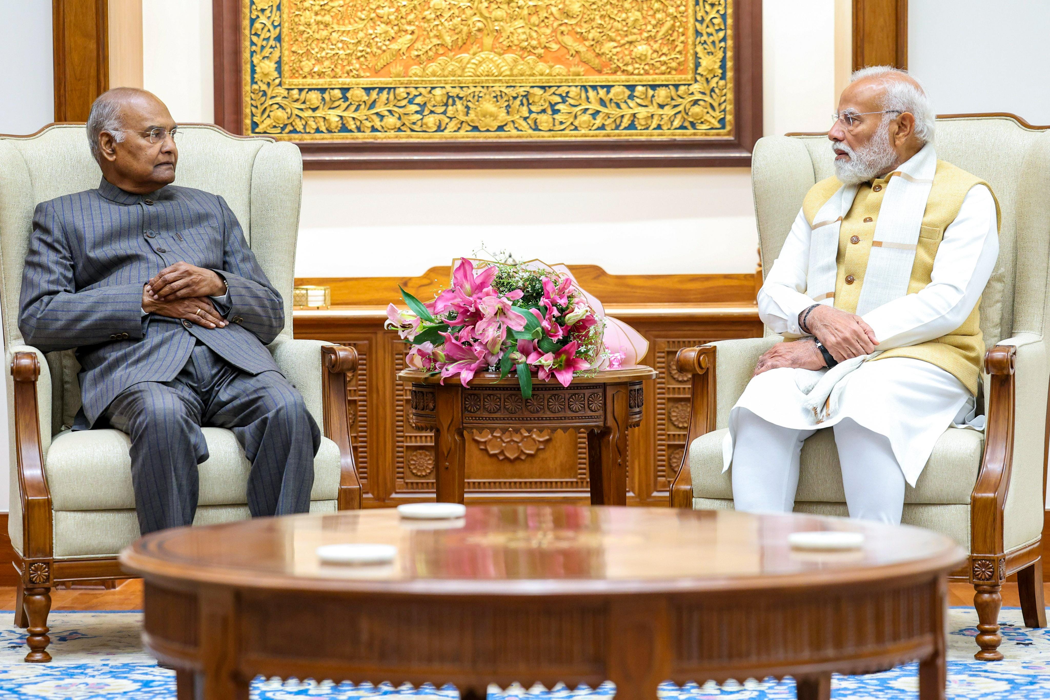 New Delhi: Ram Nath Kovind Meets PM Modi 