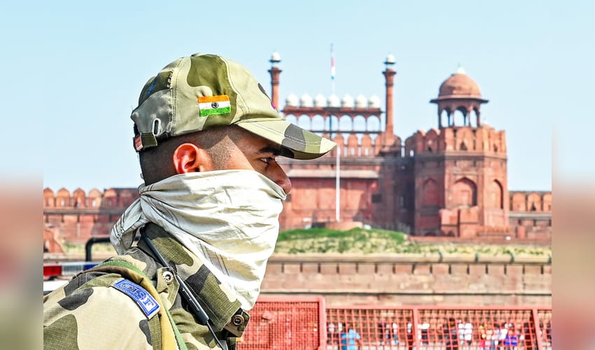 New Delhi: Security heightened near Red Fort