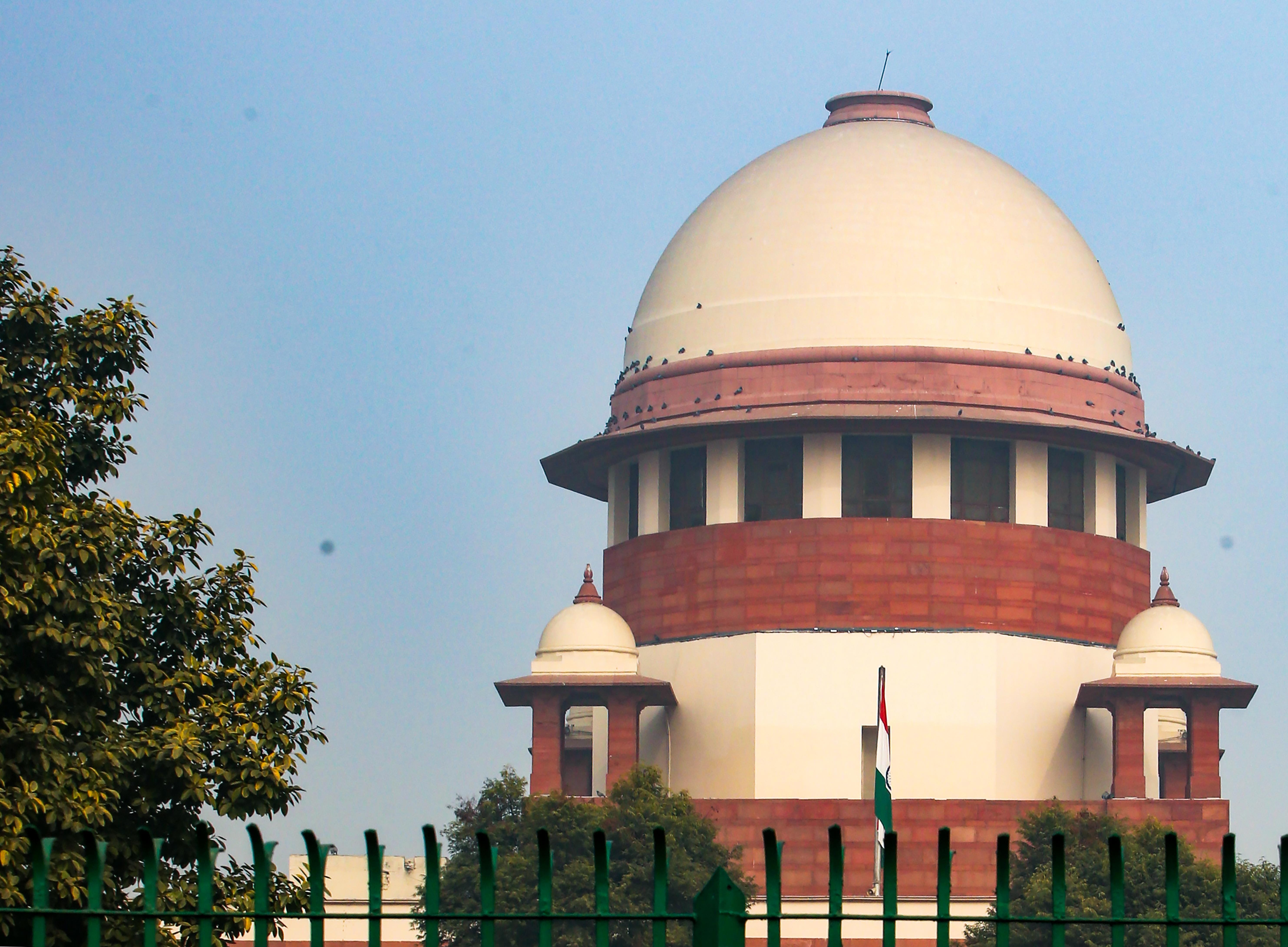 New Delhi: Supreme Court Stands Tall Under Clear Sky