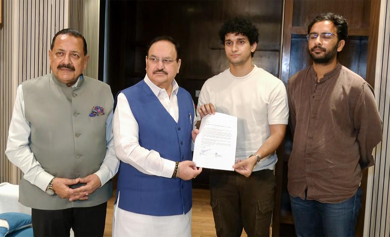 New Delhi: Union Ministers J.P. Nadda, Jitendra Singh hold talks with CJP representatives