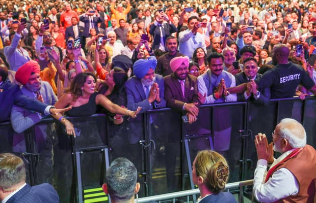 New York: Prime Minister Narendra Modi at Nassau Coliseum