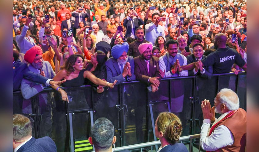 New York: Prime Minister Narendra Modi at Nassau Coliseum