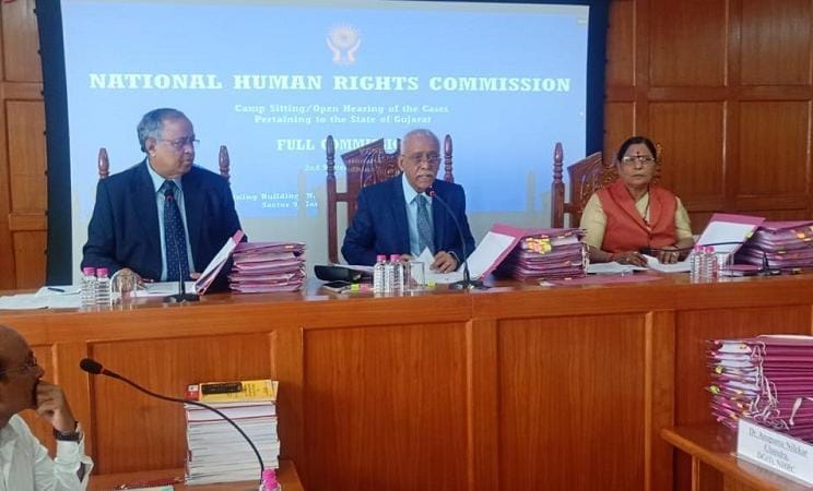 NHRC disposes of 73 cases in Gujarat camp sitting, compensation of over Rs 3.7 crore reported