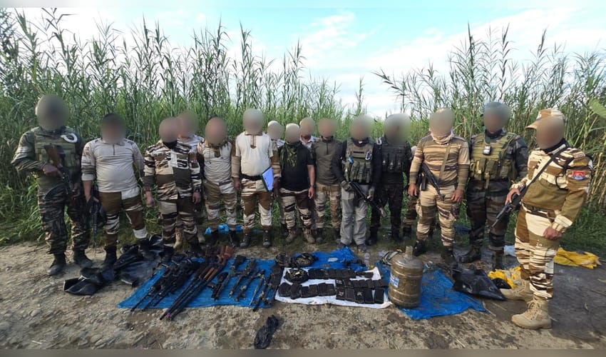 Nine cadres of banned insurgent outfits arrested in joint operations in Manipur