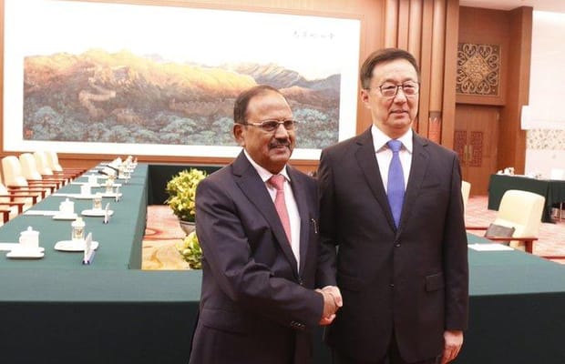 NSA Doval meets Chinese V-P; discusses ways to strengthen peace at border