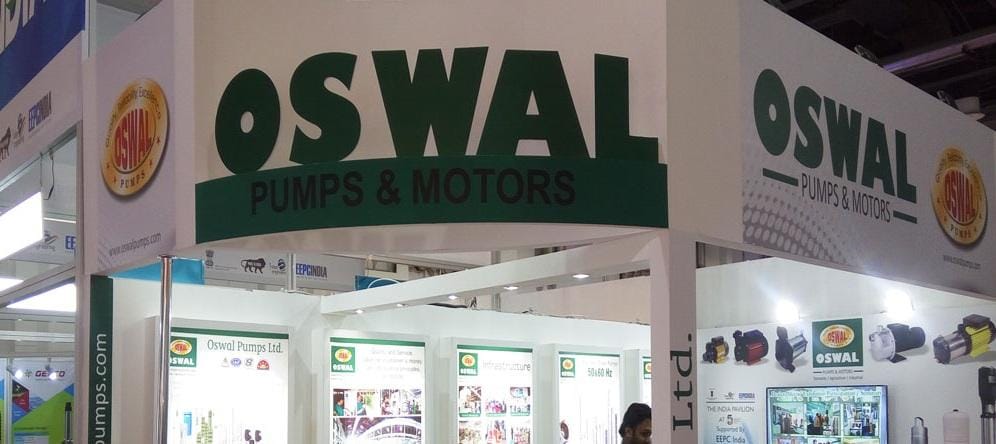 Oswal Pumps shares sink over 50 pc from IPO price, extend post-listing slide