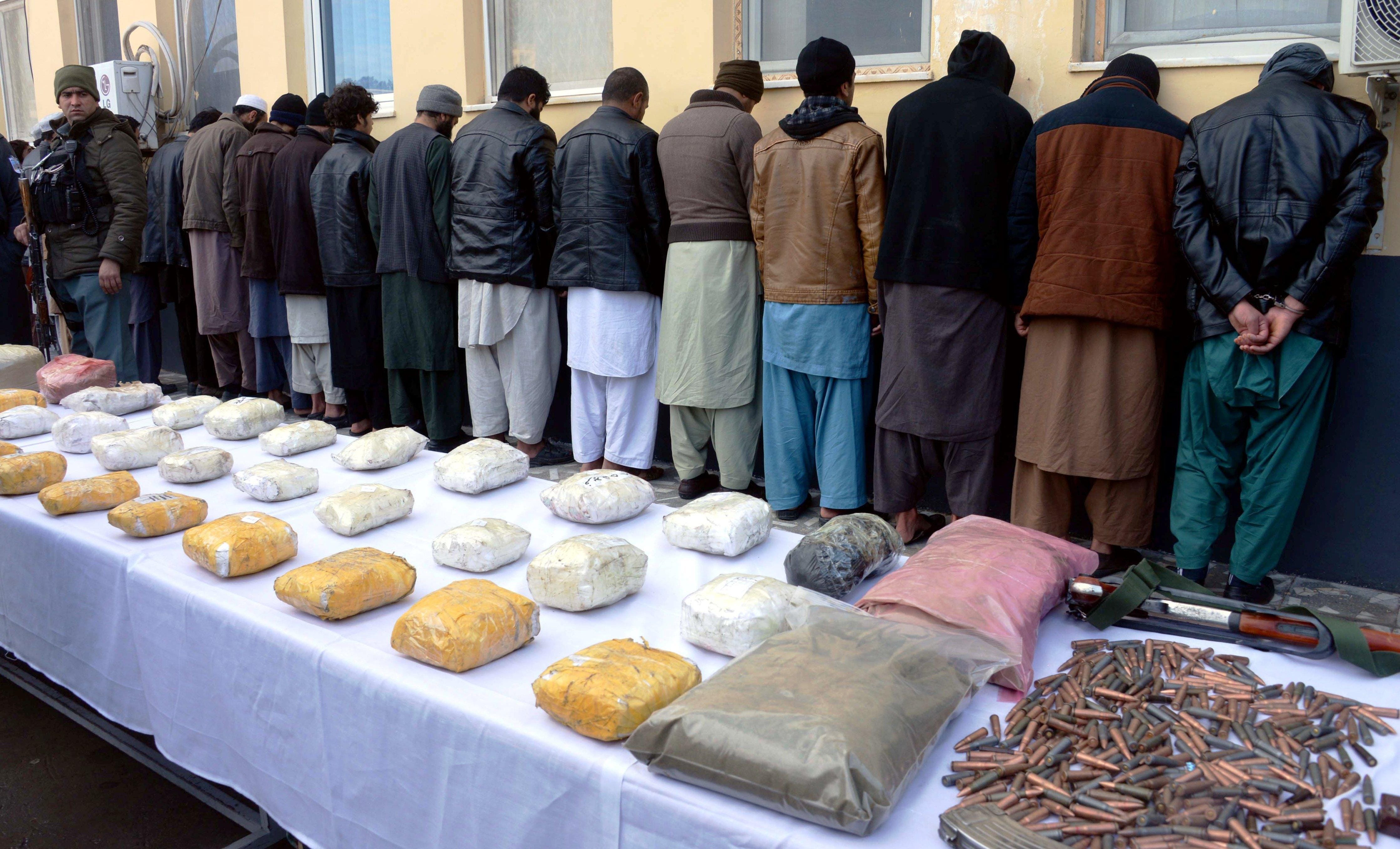 Over 14 tonnes of illegal substance, drugs set on fire in Central Afghanistan (File Image)