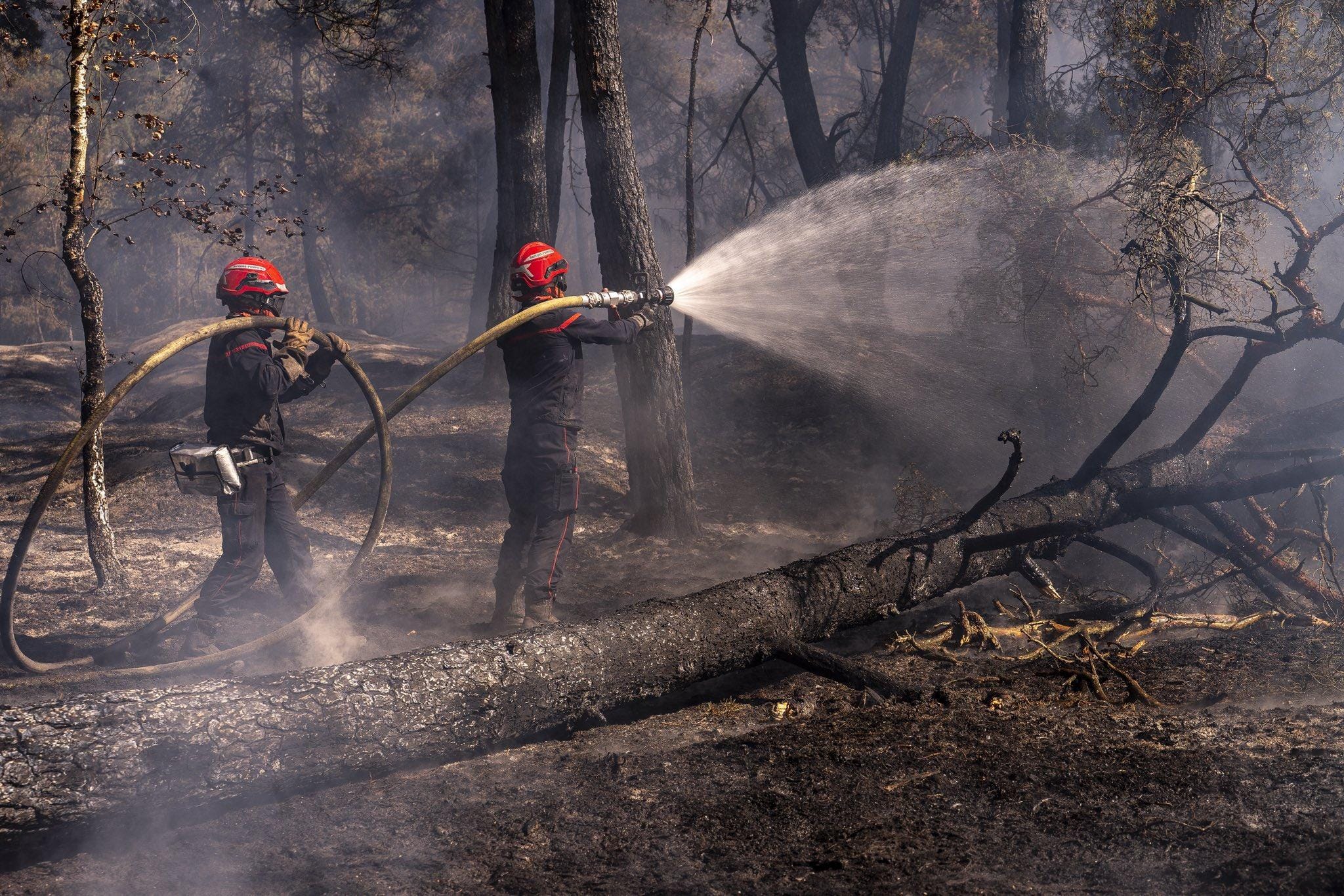 Over 220,000 evacuated in southwestern France as raging wildfires spread