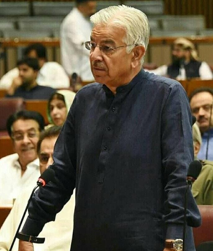 Pakistan's Defence Minister,Khawaja Asif,