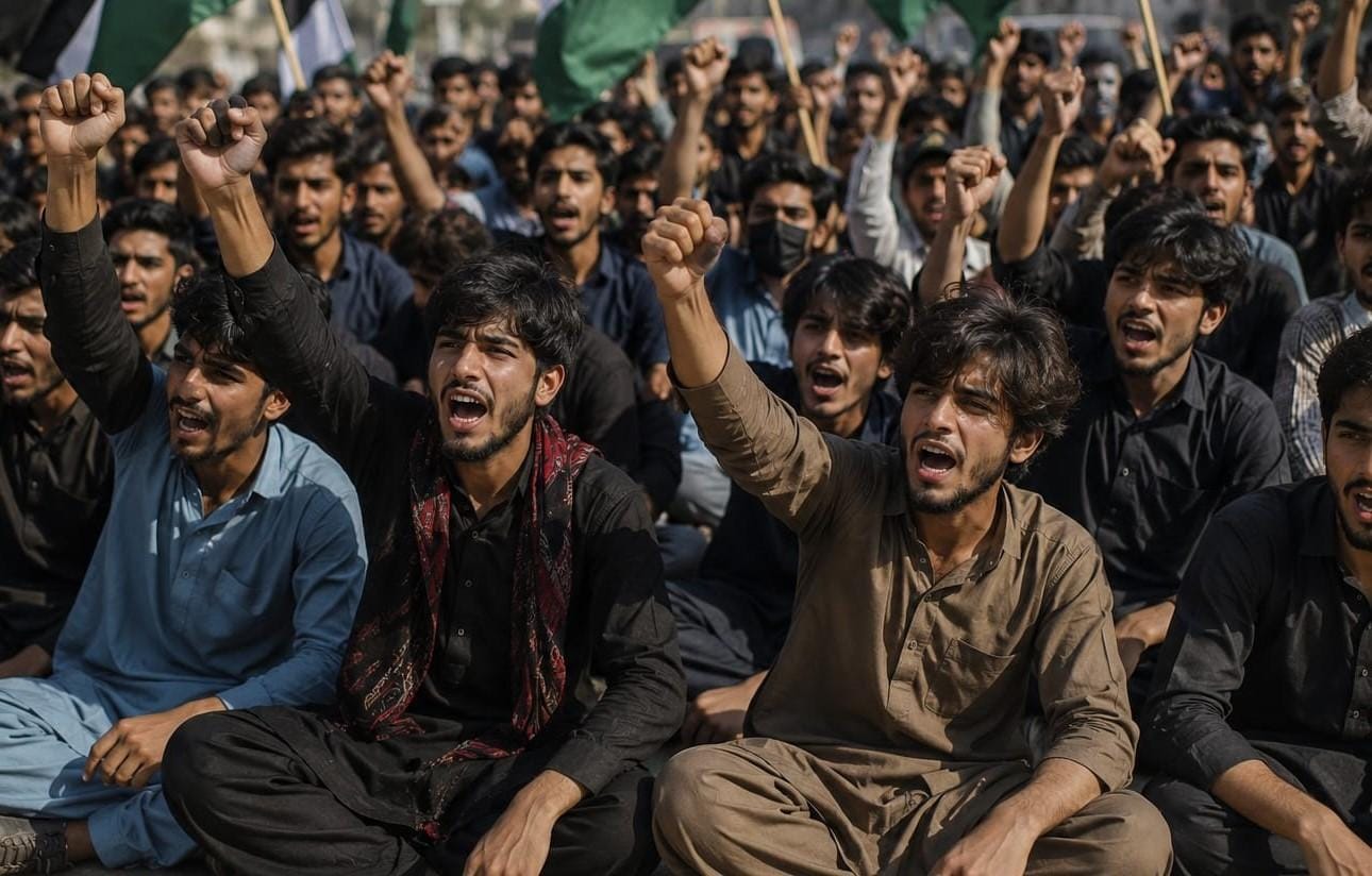 Pakistan: Students stage protest against digital library closure in Balochistan