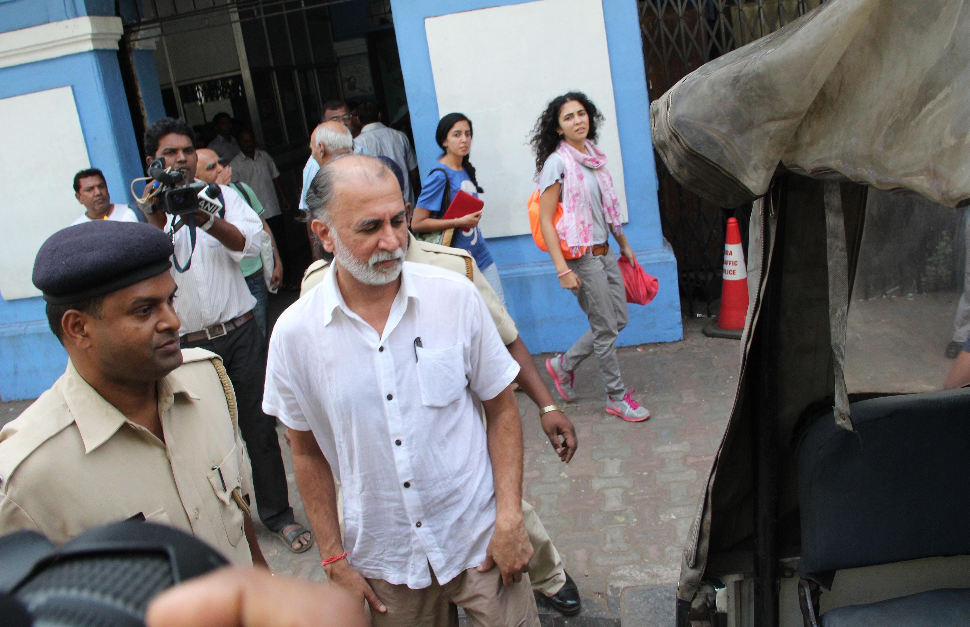Panaji: Tarun Tejpal appears before court