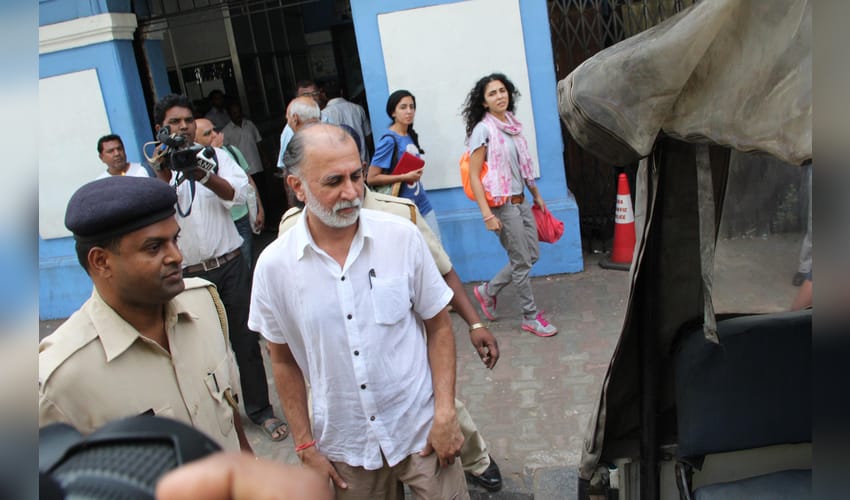 Panaji: Tarun Tejpal appears before court