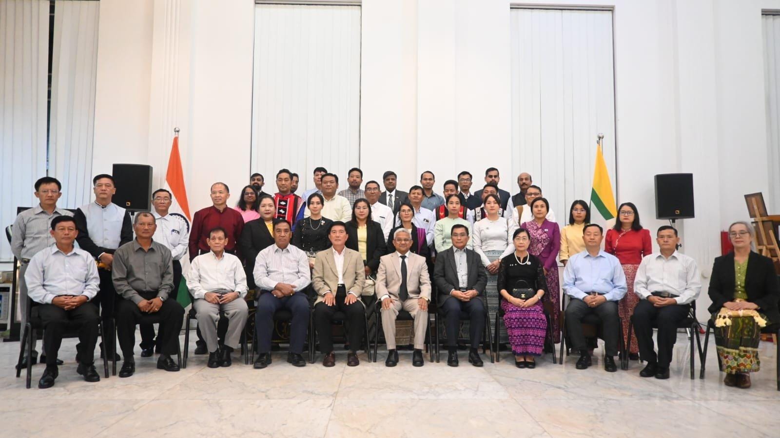 Parliamentary delegation departs for India from Myanmar, showing cross-party consensus in close ties