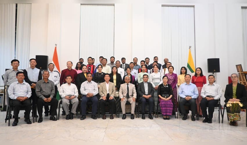 Parliamentary delegation departs for India from Myanmar, showing cross-party consensus in close ties