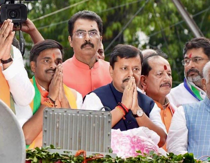 Patna: BJP holds roadshow for Bankipur Assembly by-election